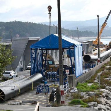 Proyecto y Ejecución de la obra del Nuevo Emisario Submarino de la Estación de Aguas Residuales de Praceres-Pontevedra